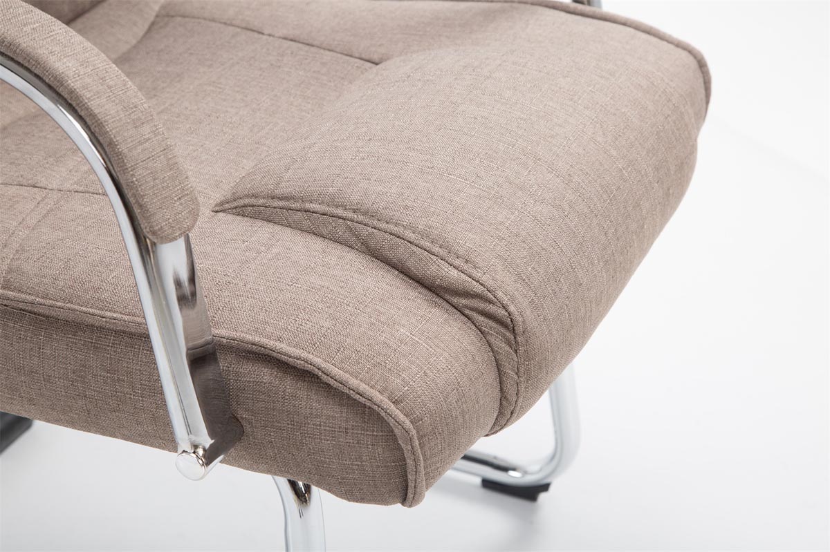 Besucherstuhl Attila Stoff, taupe