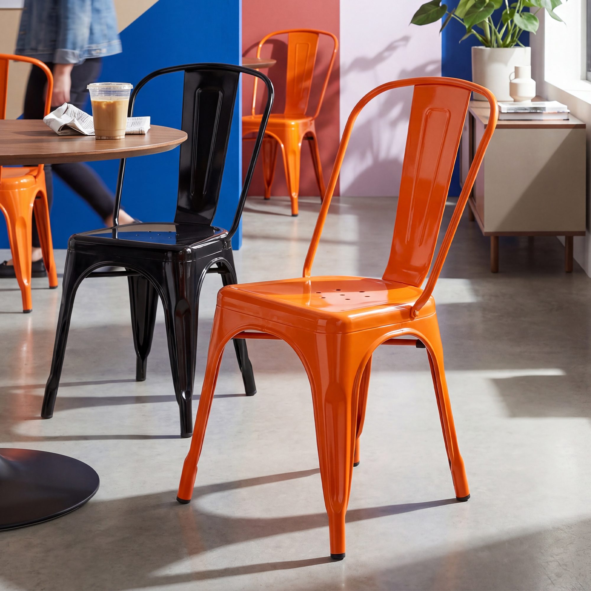 Stuhl Benedikt, orange