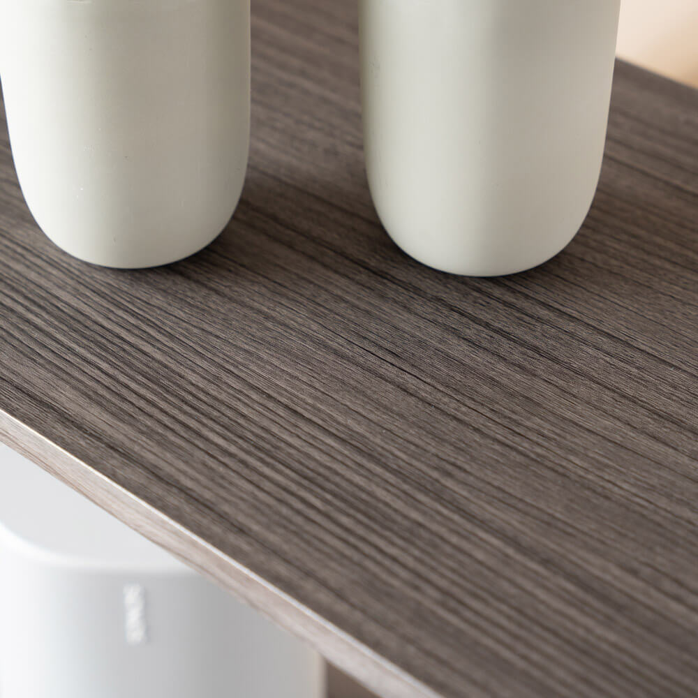 Regal INDU Dark Oak - (L x B x H): 140 x 35 x 110 cm