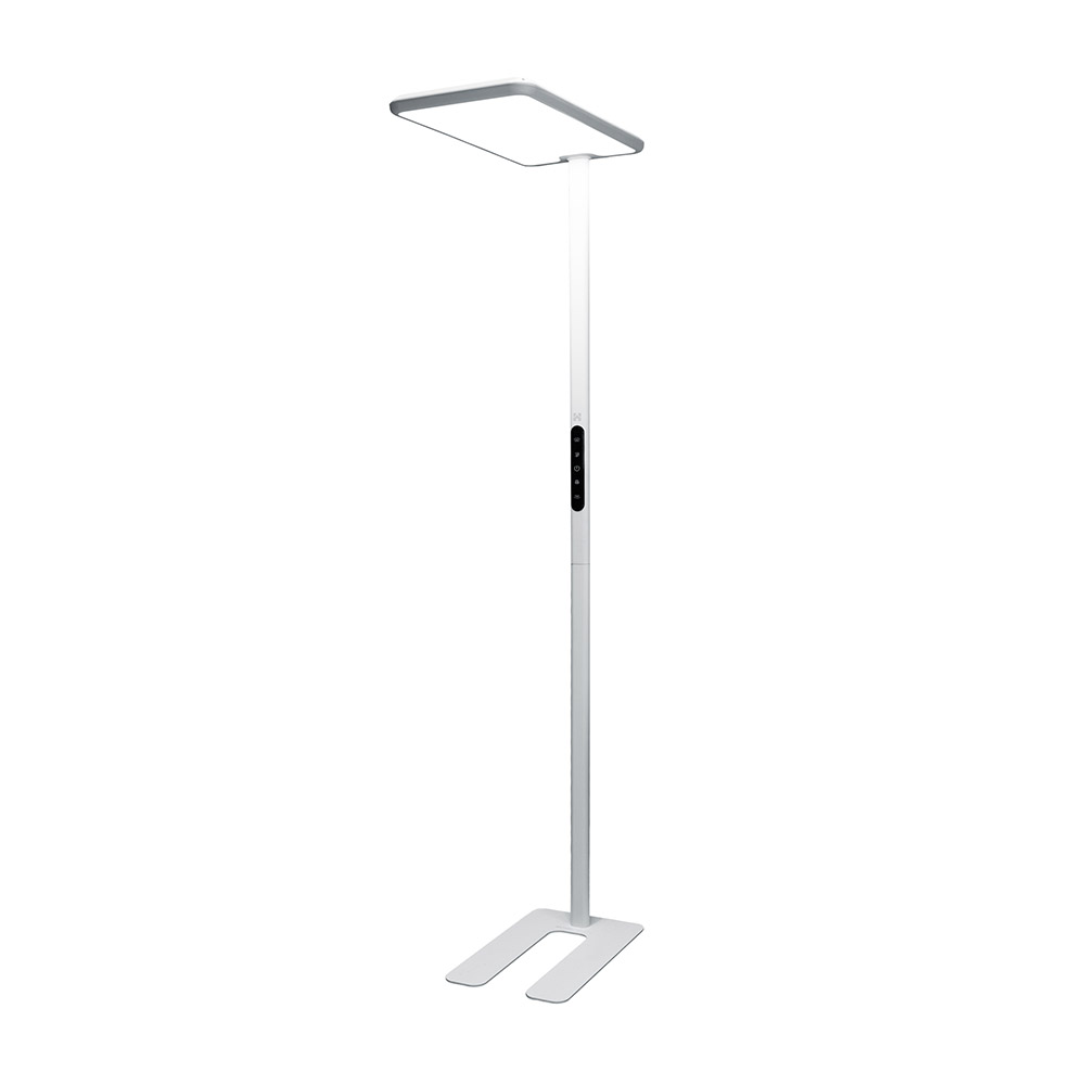 LED Büro Stehleuchte VEKOR - Weiß