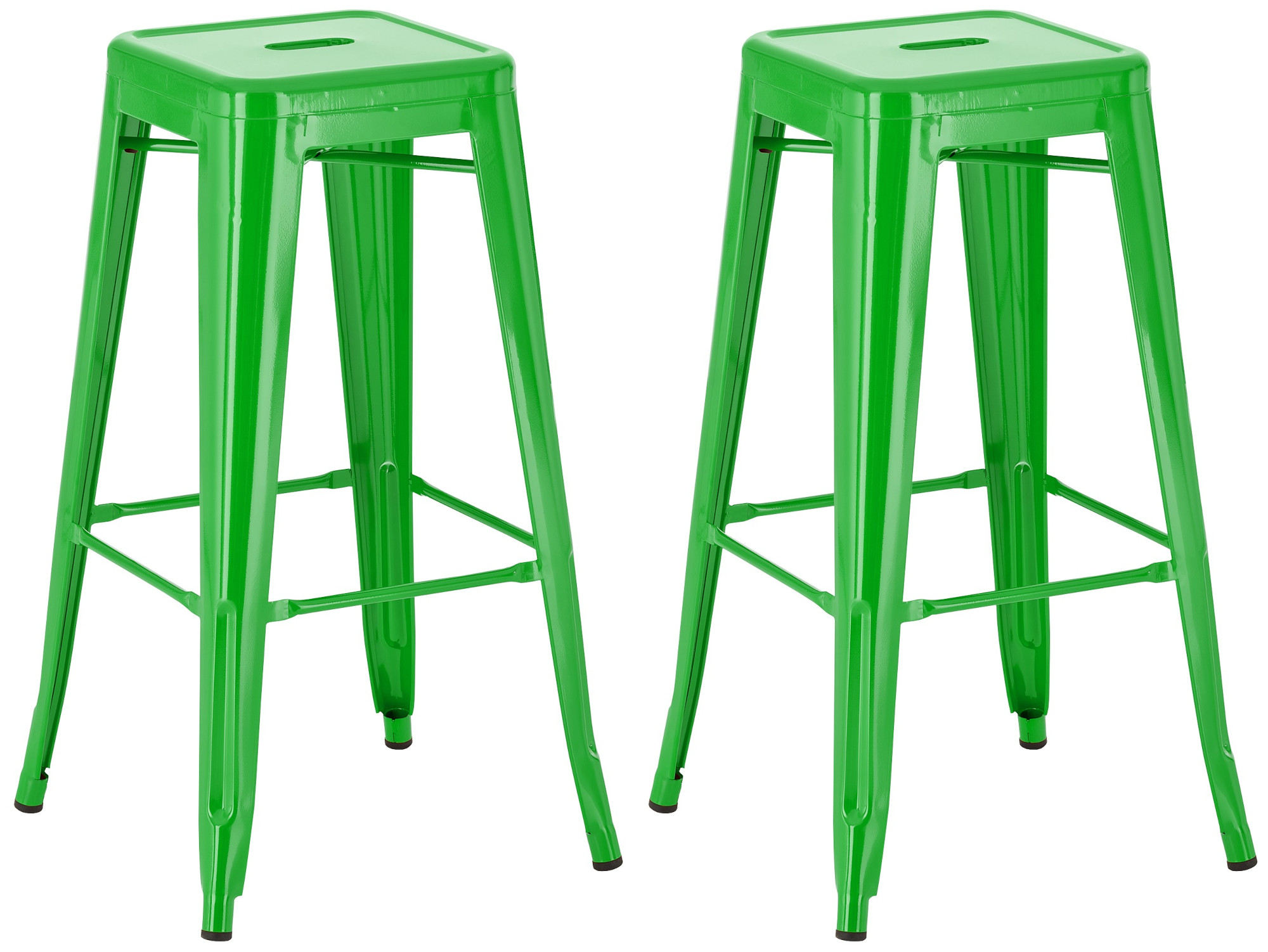 2er Set Barhocker Joshua, grün