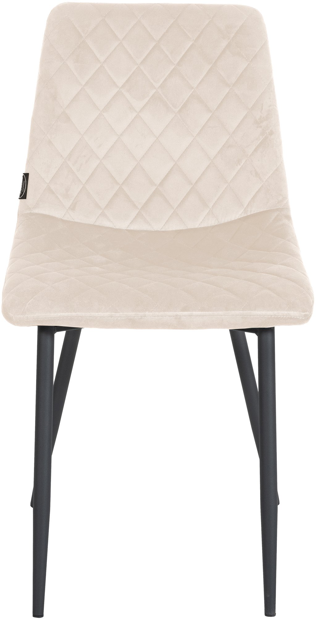 Stuhl Telde Samt, creme