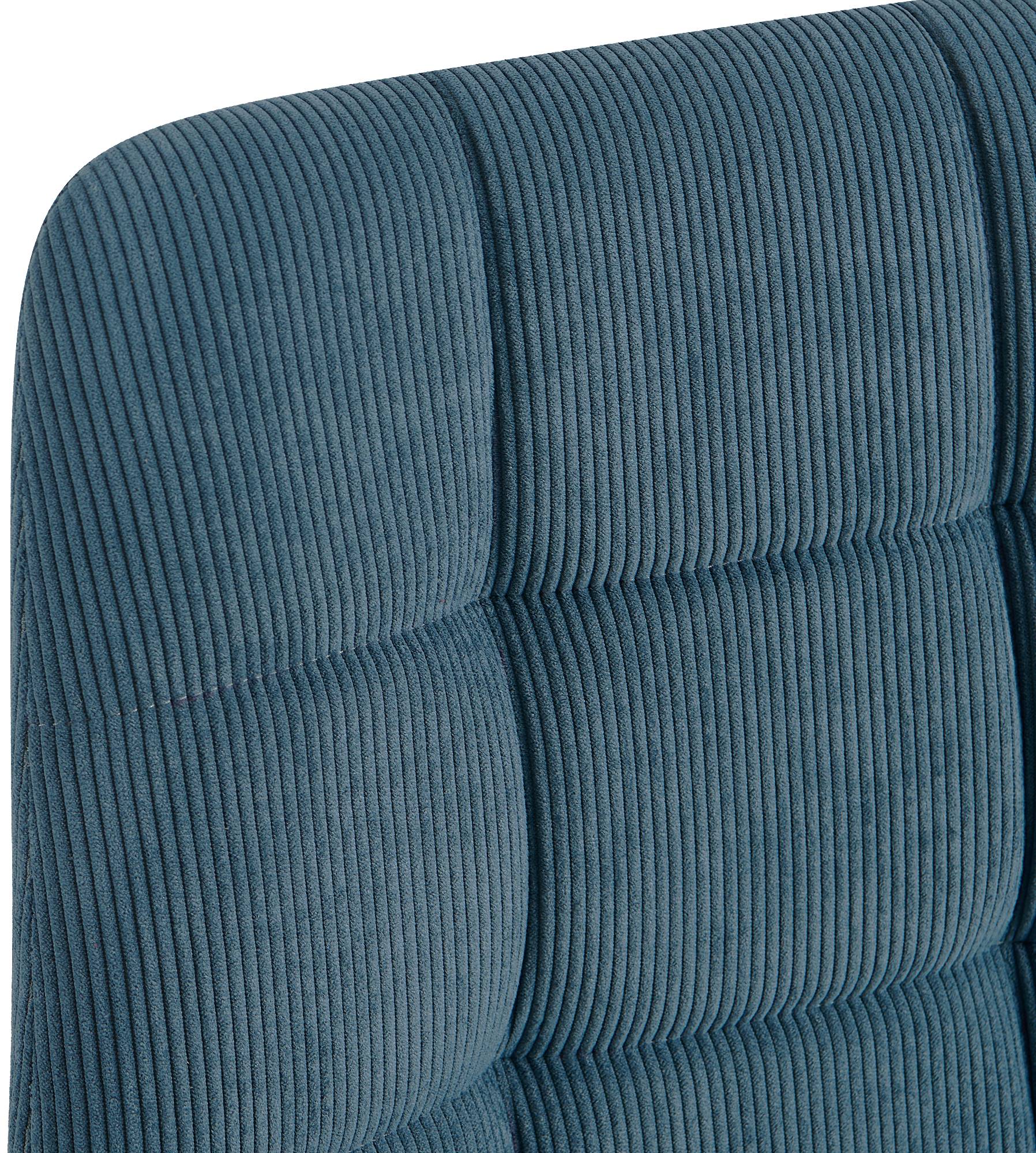2er Set Esszimmerstuhl Antibes Cord, blau