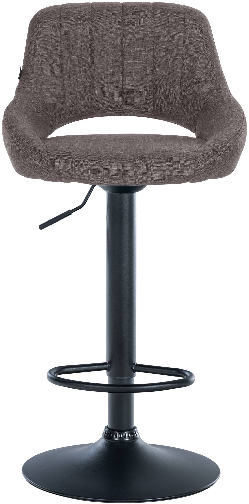 2er Set Barhocker Milet Stoff B, dunkelgrau