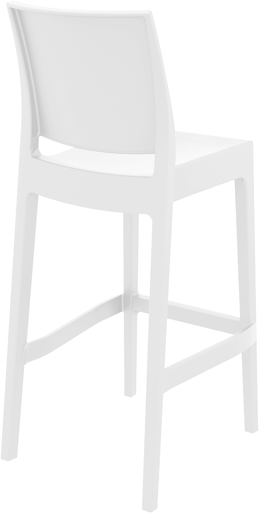 2er Set Barhocker Maya, weiß