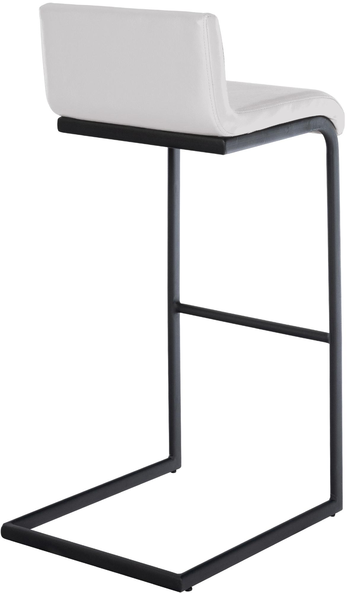 Barhocker Newport Kunstleder B, weiß
