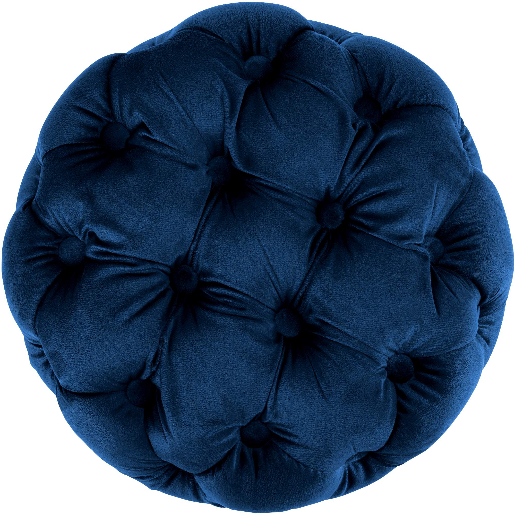 Sitzhocker Drancy Samt M, blau