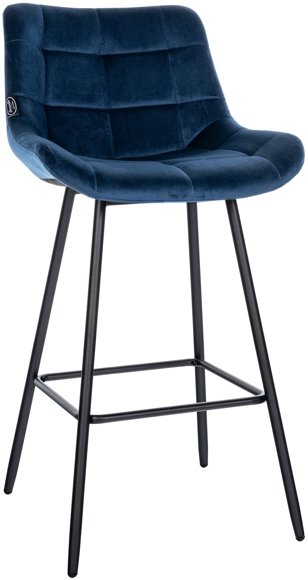 Barhocker Weston Samt, blau
