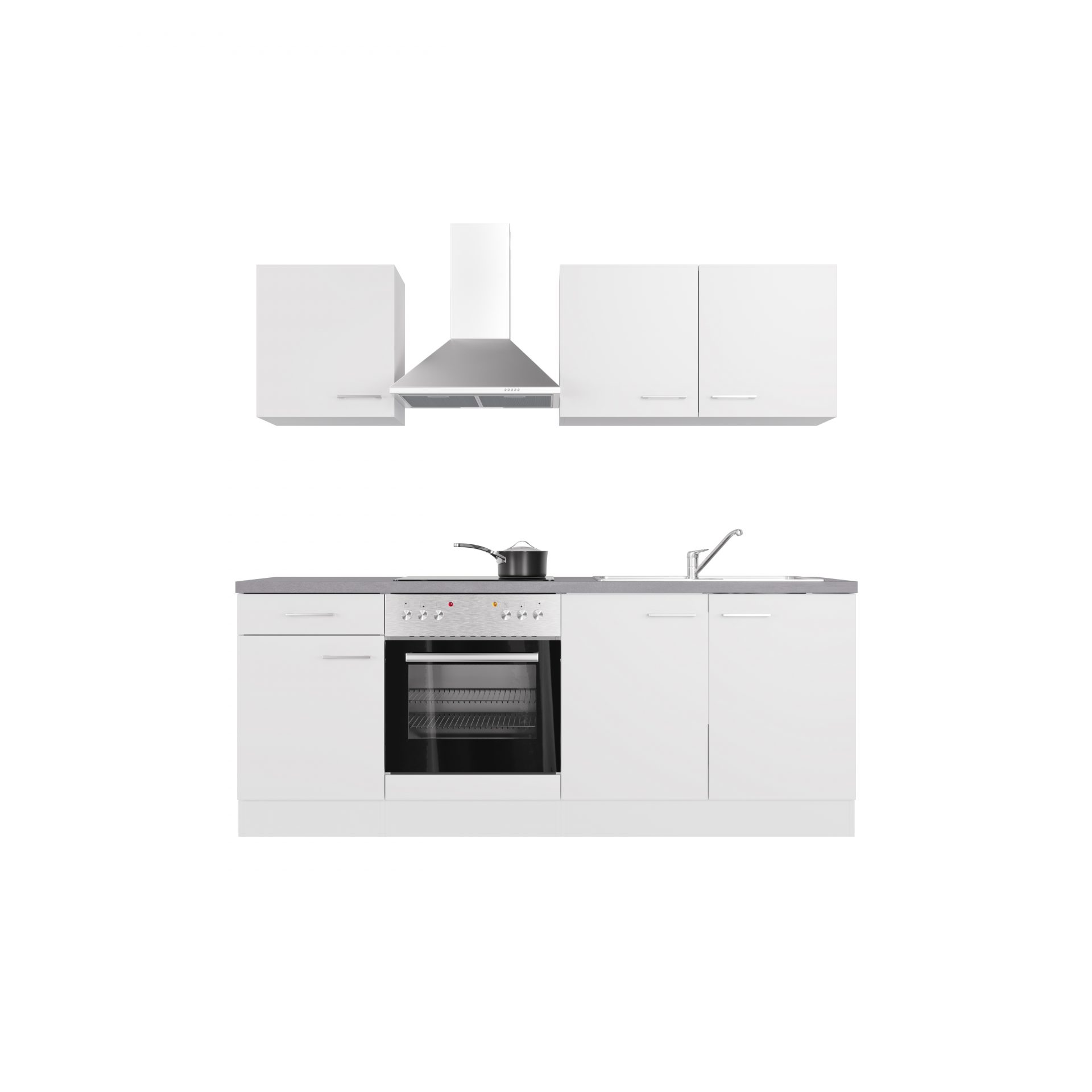 Küchenzeile VITA 210 cm mit E-Geräten