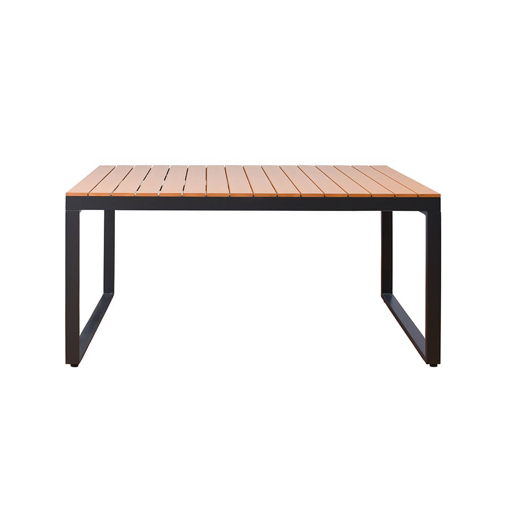 Gartentisch in Holzoptik SIERA – 160 x 90 cm