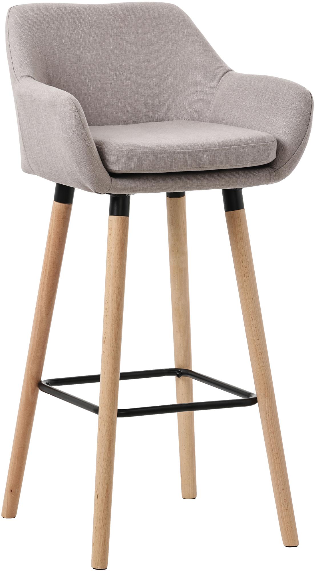 Barhocker Grant Stoff, taupe