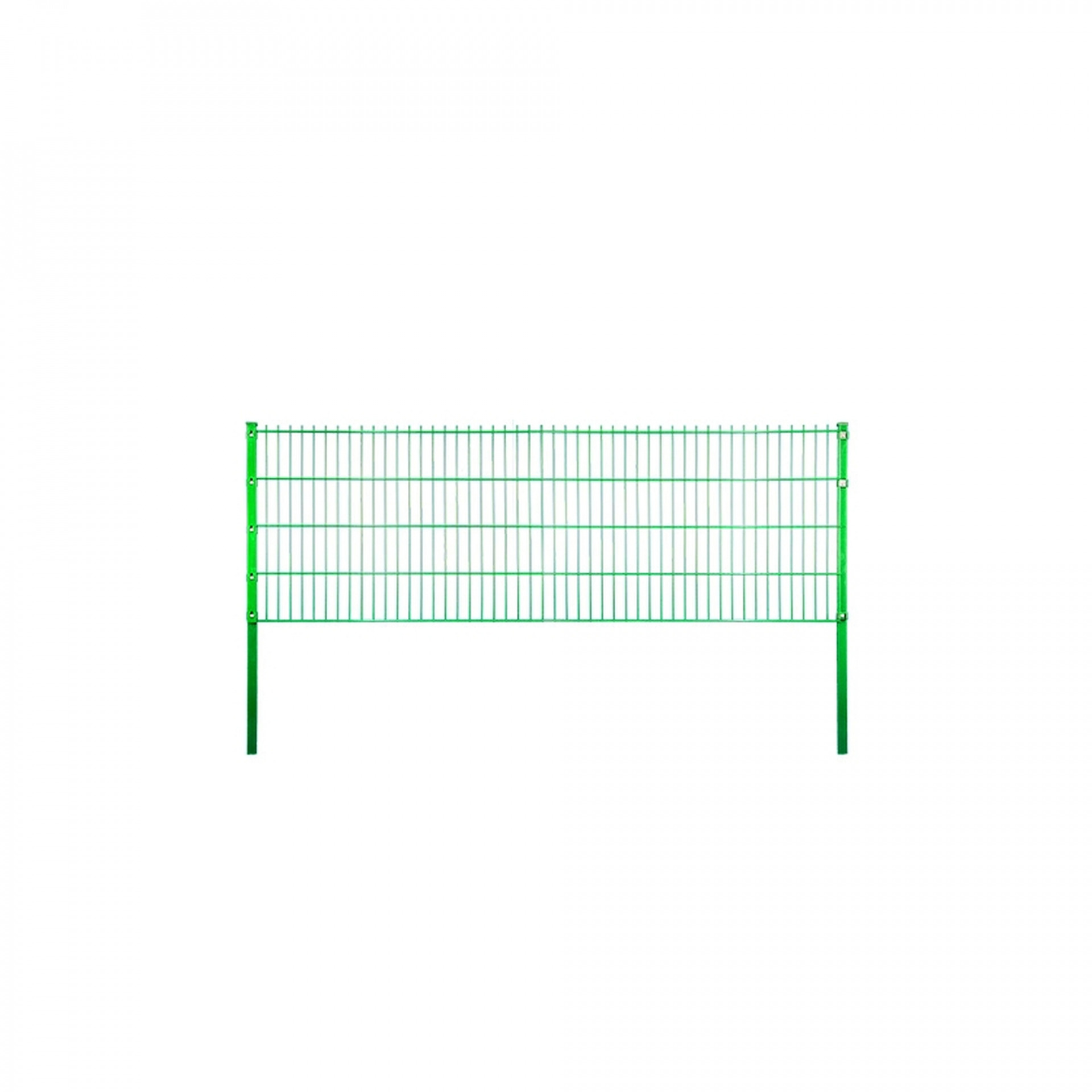 COMO Doppelstabmatte RAL 6005 grün, 2500 x 1430 mm, MW 200/50, Stäbe 6/5/6 mm