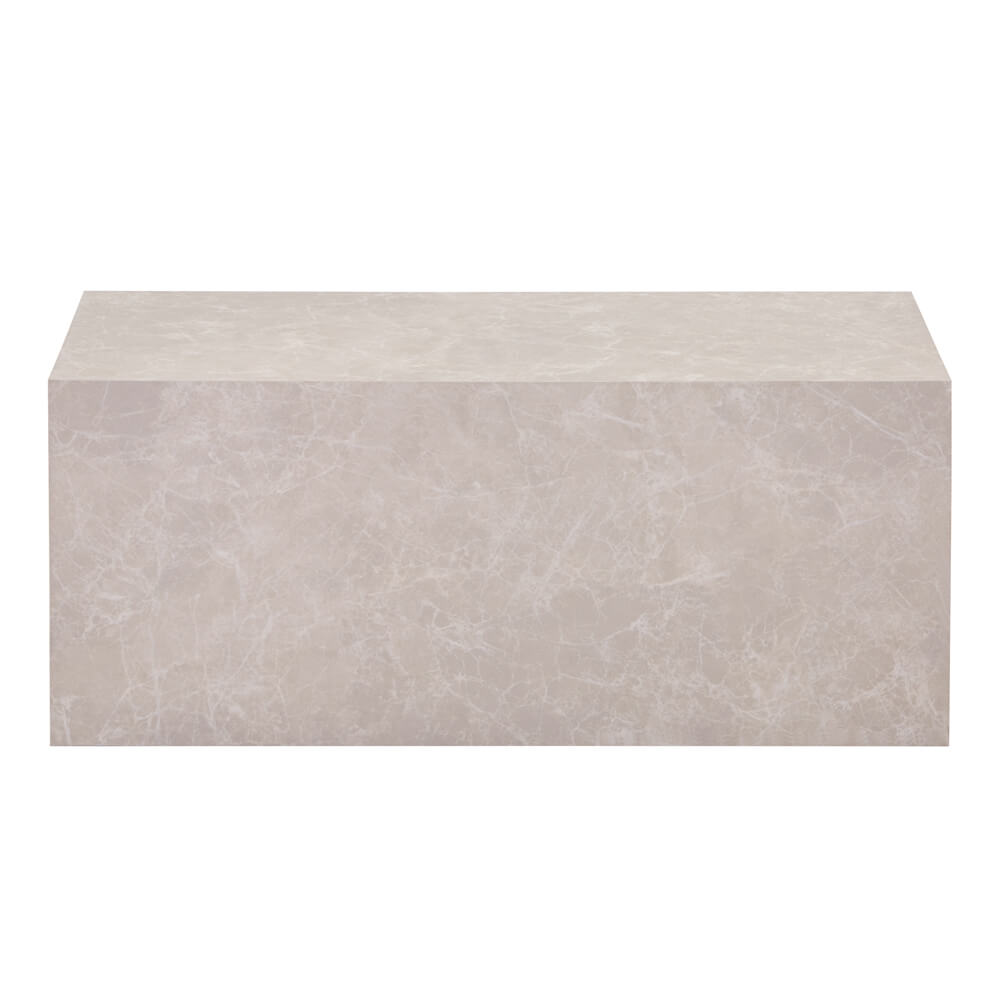 Couchtisch Marmor AMIRI L - 95 x 50 cm Beige
