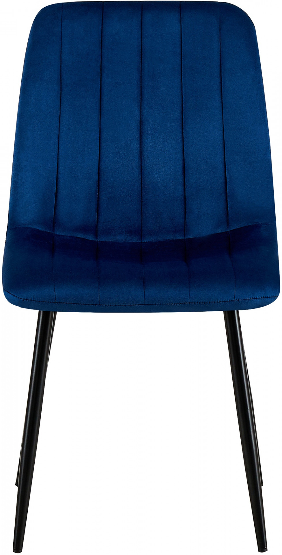 4er Set Stühle Dijon Samt, blau