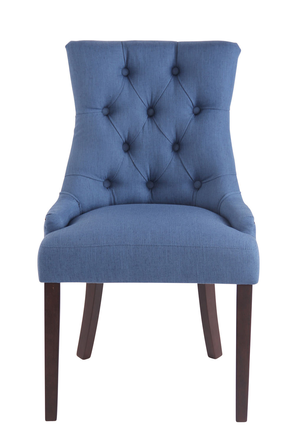 Esszimmerstuhl Aberdeen Stoff antik, blau