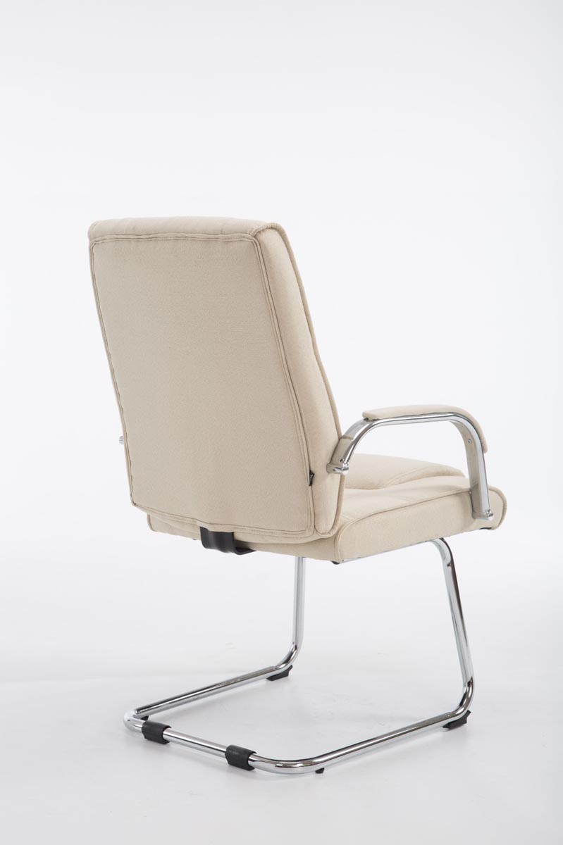 Besucherstuhl Attila Stoff, creme