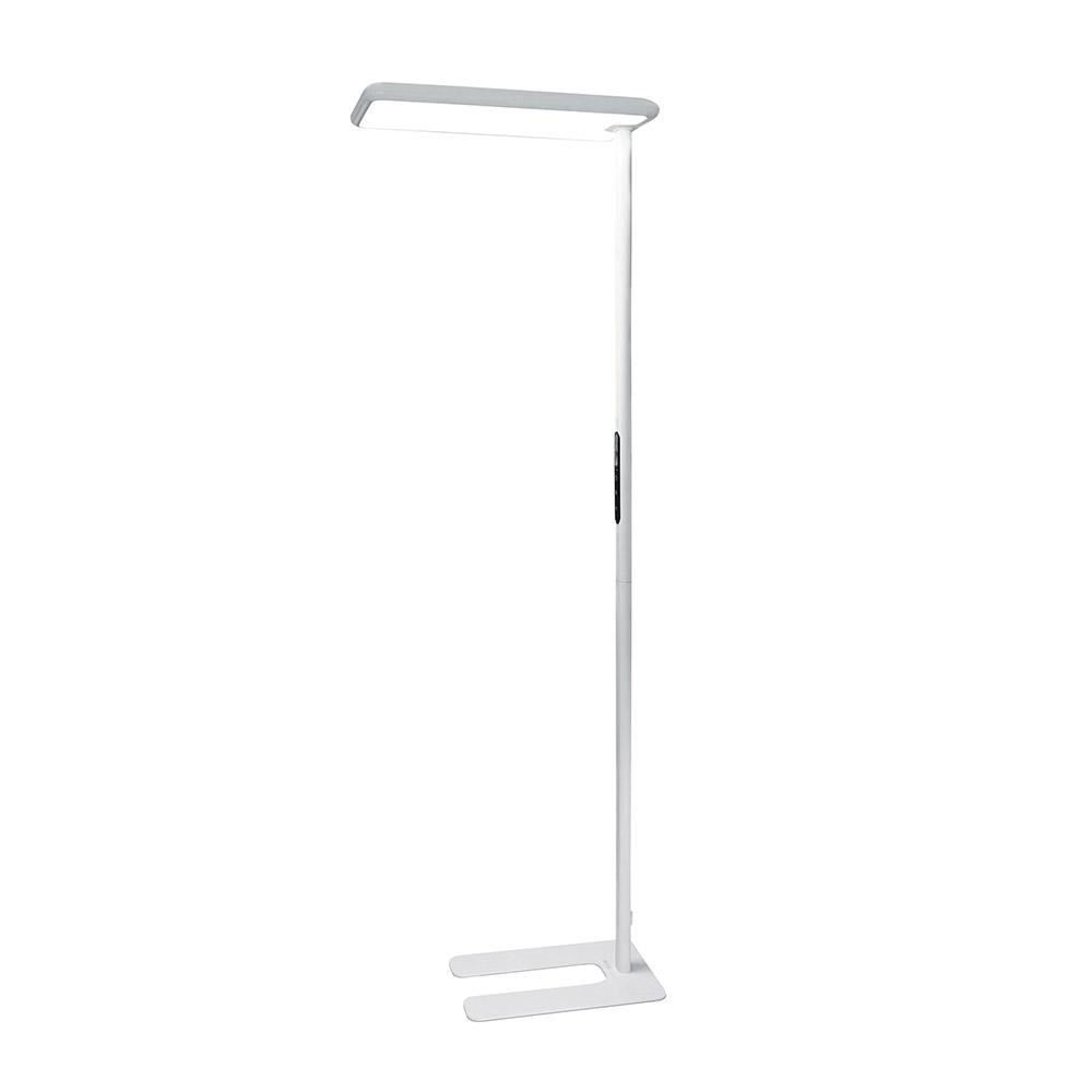 LED Büro Stehleuchte VEKOR - Weiß