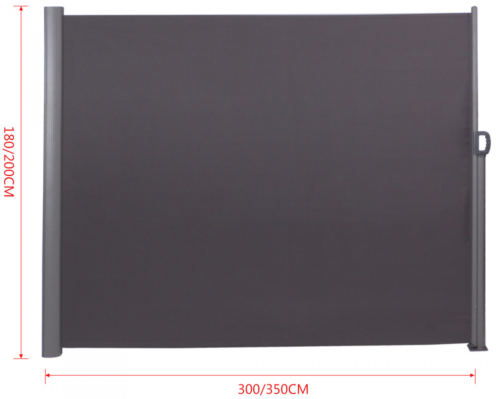 Sichtschutz Lovington 180x300 cm, anthrazit