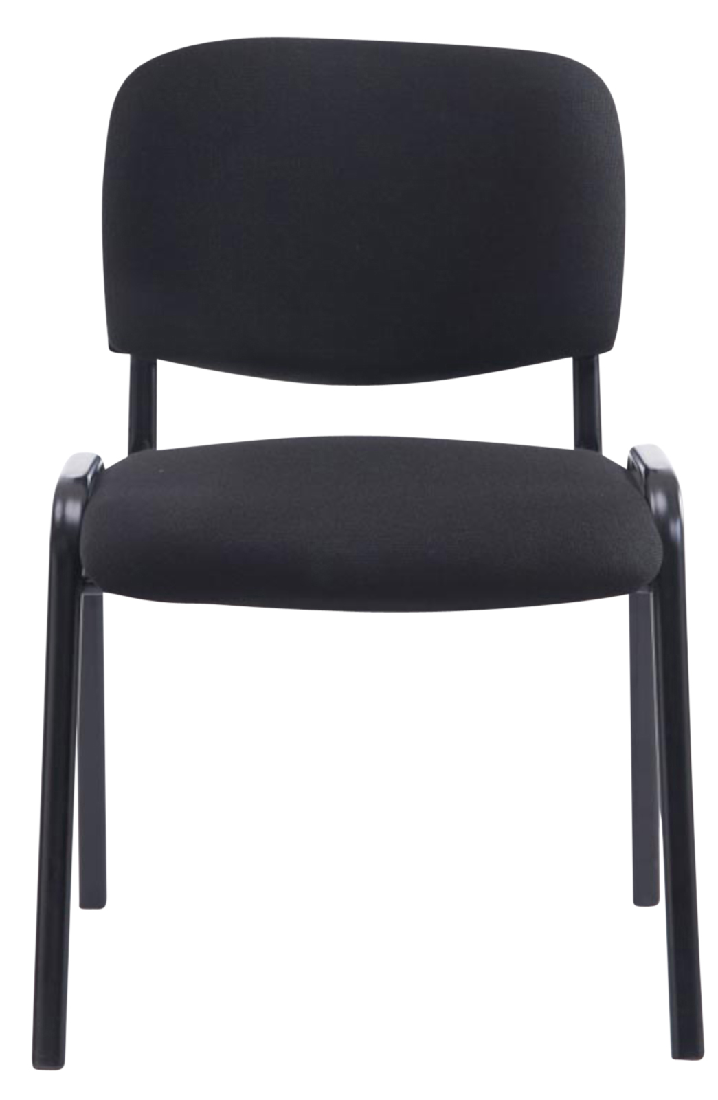 4er Set Stühle XL Ken Stoff, schwarz