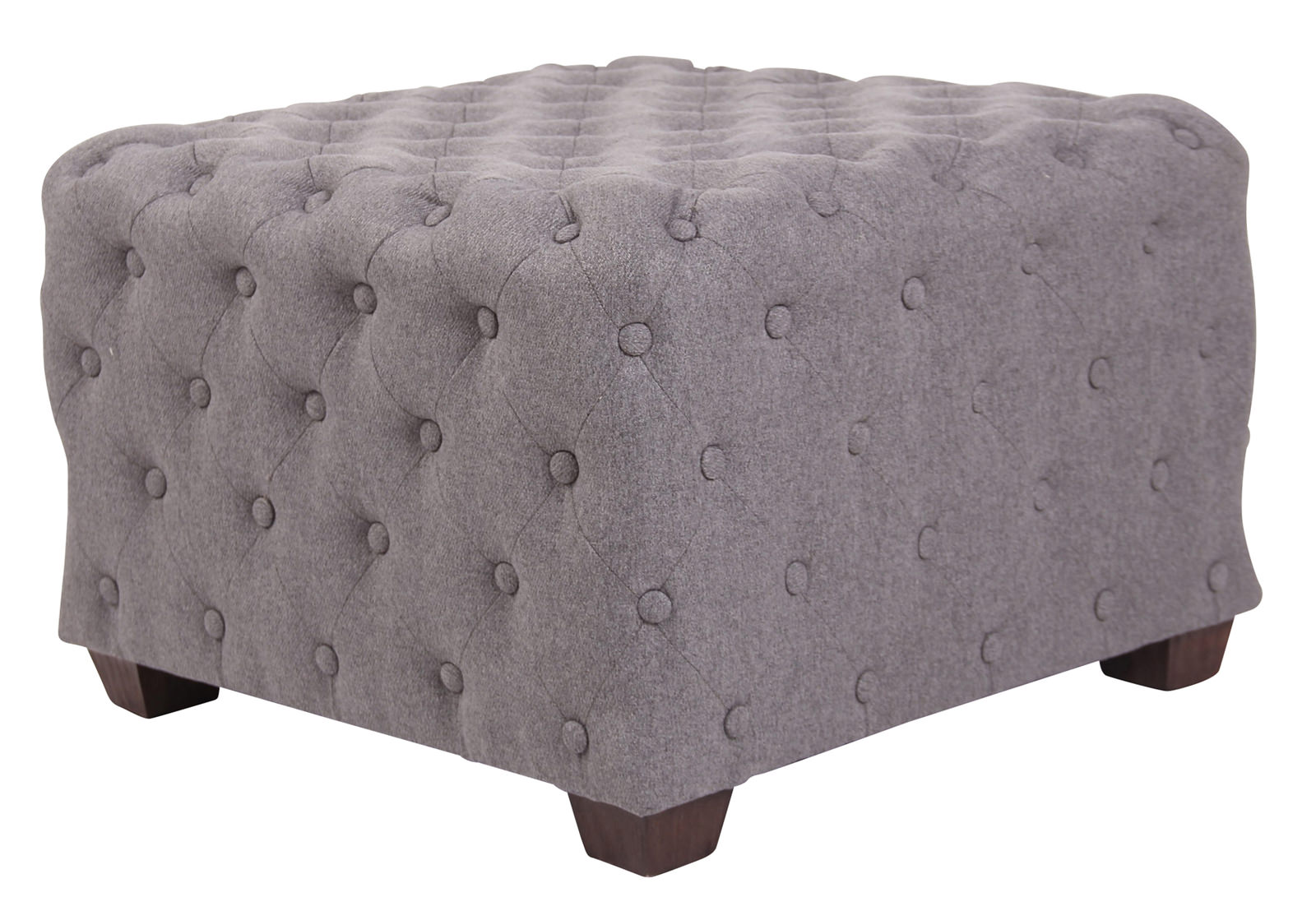 Sitzhocker Nimes Stoff, grau