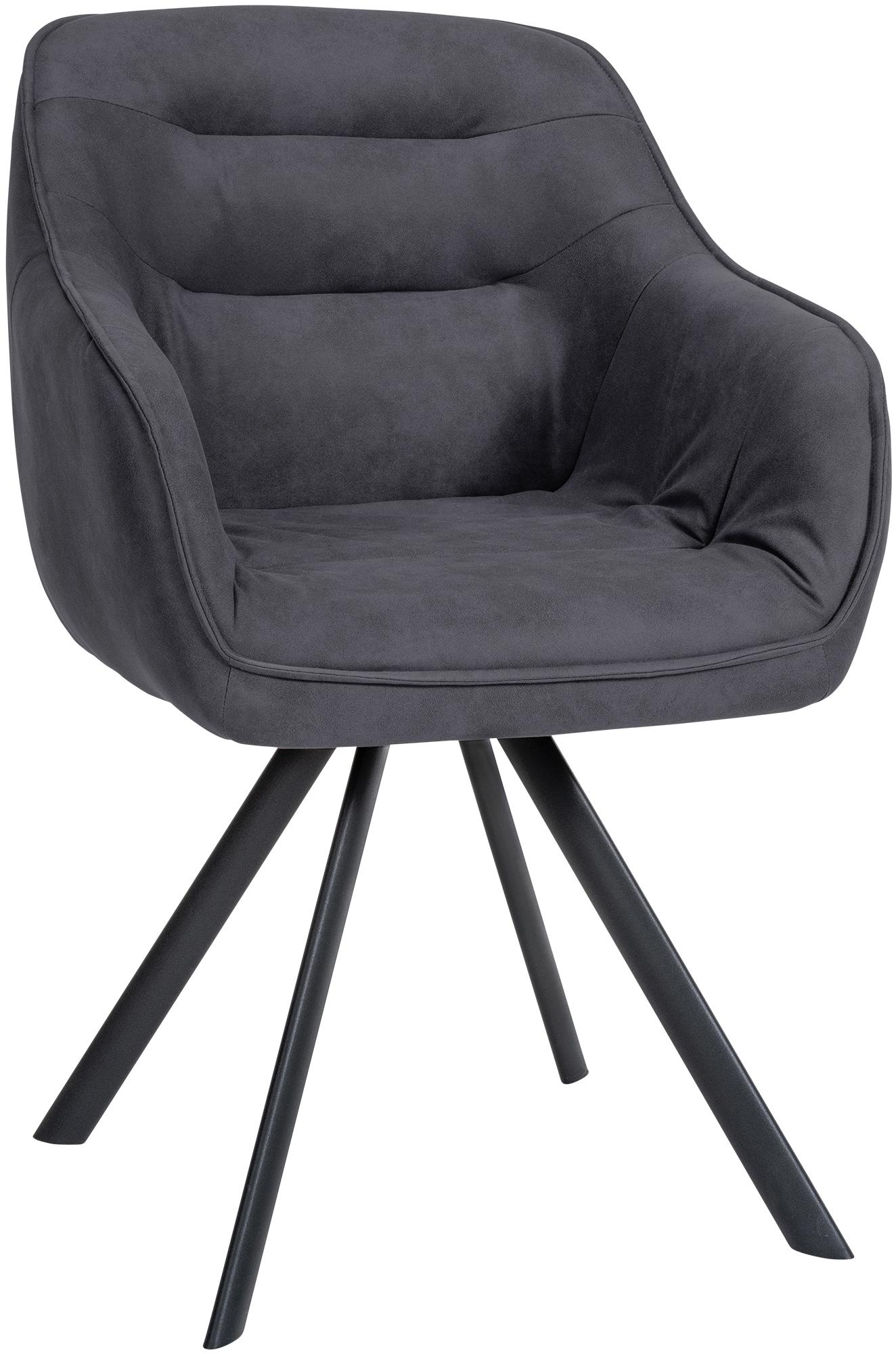 Stuhl Russel Vintage, schwarz