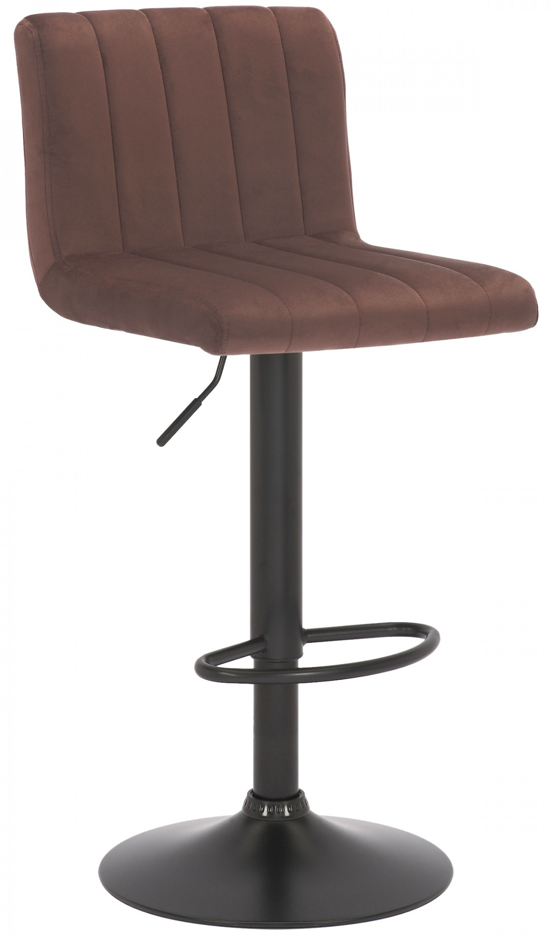 Barhocker Jamie Samt, braun
