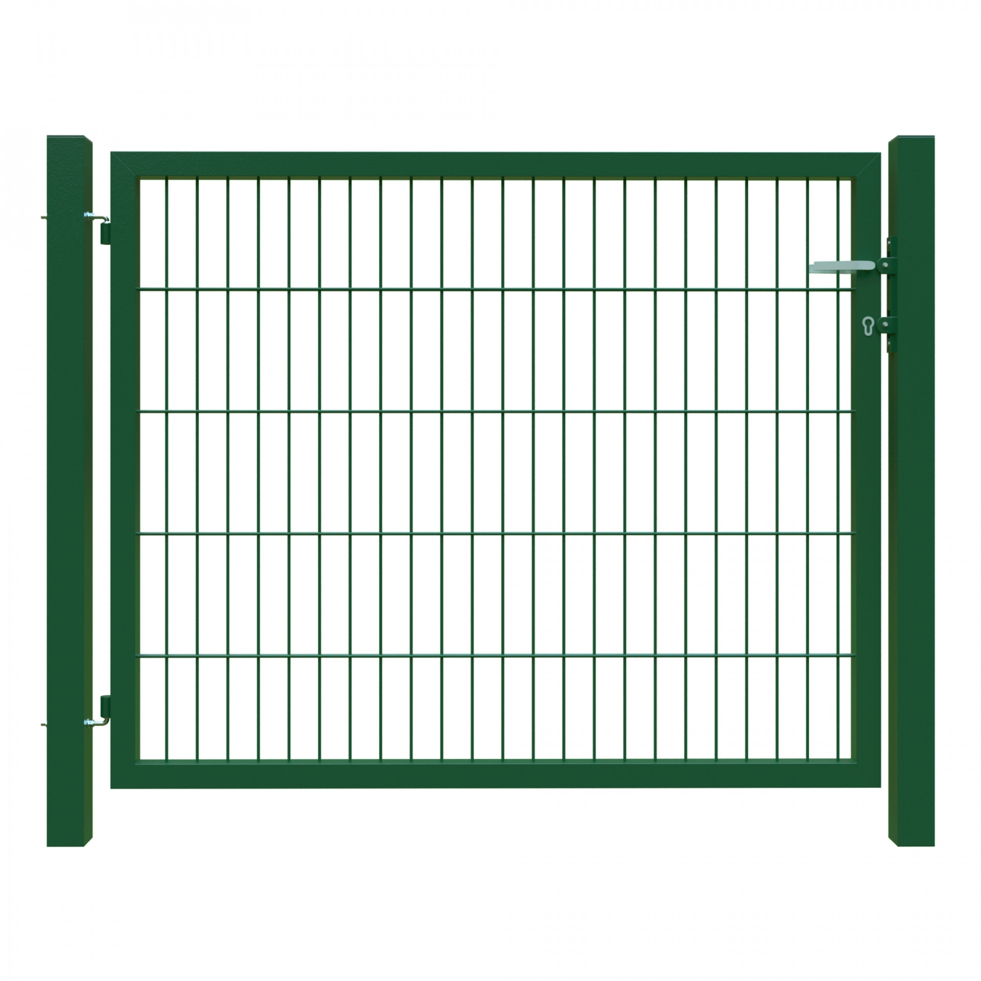 BASIC Einzeltor grün, 1250 x 1000 mm inkl. Pfosten + Beschläge, MW 50/200 mm