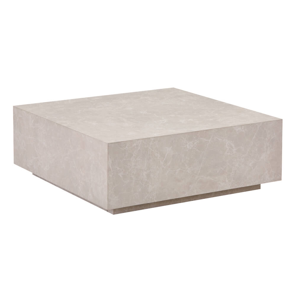 Couchtisch Marmor AMIRI XL - 95 x 95 cm Beige