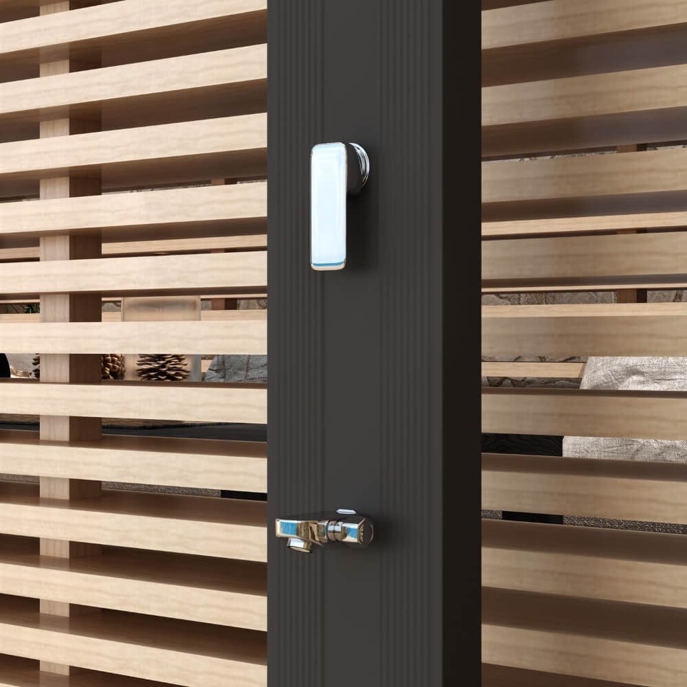 Solardusche aus Aluminium ATHEN