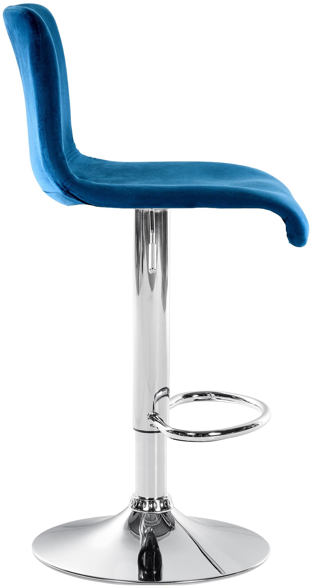 Barhocker Hoover Samt C, blau