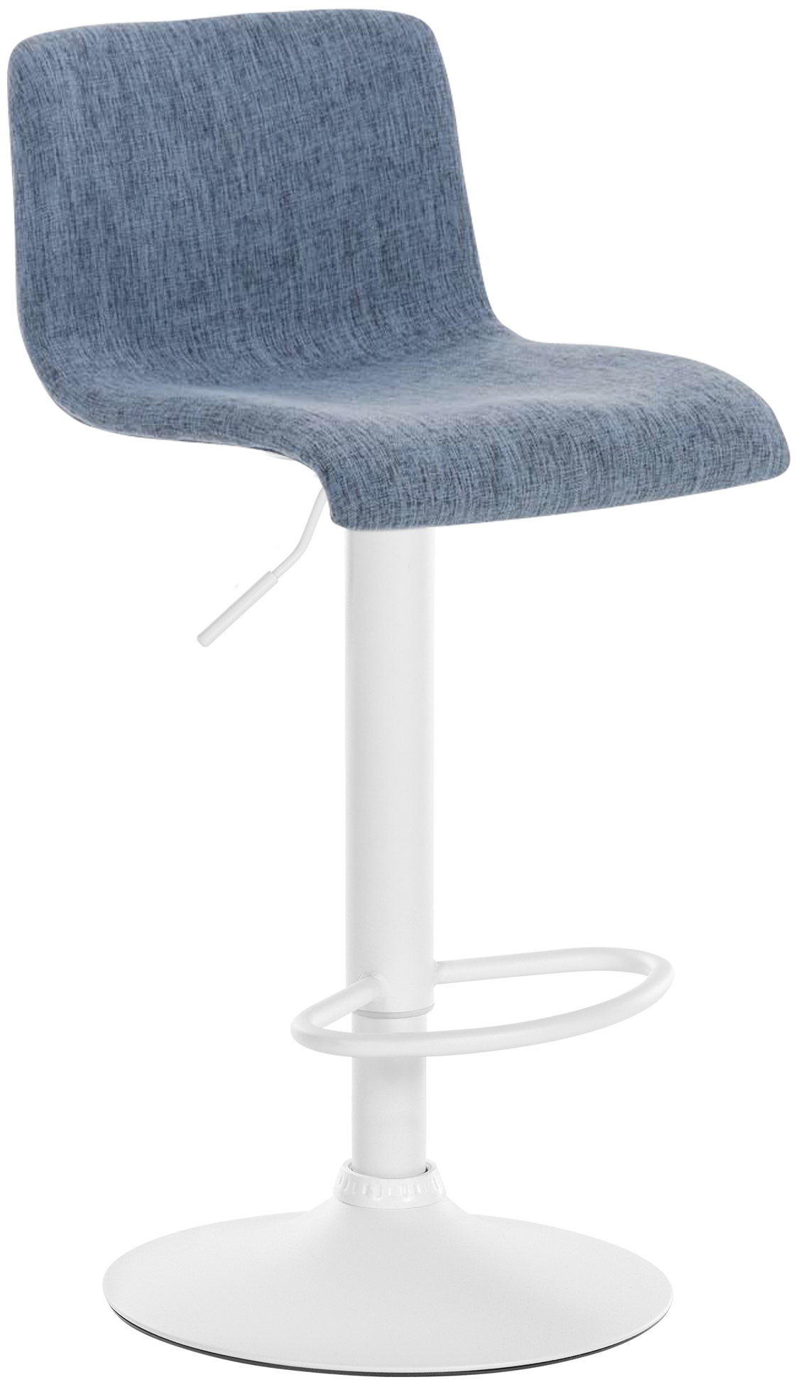 Barhocker Hoover Stoff W, blau