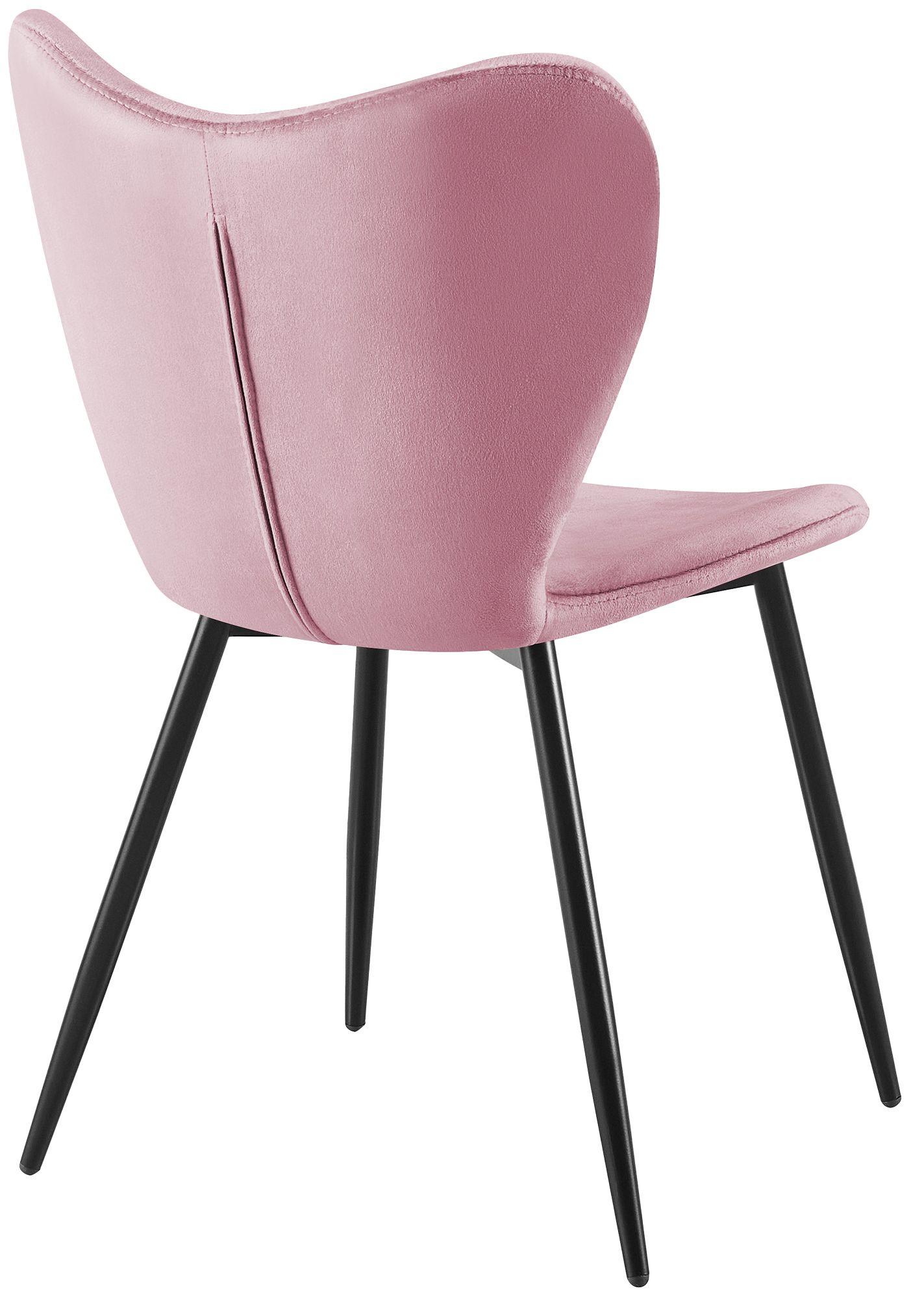 Esszimmerstuhl Maika Samt, rosa