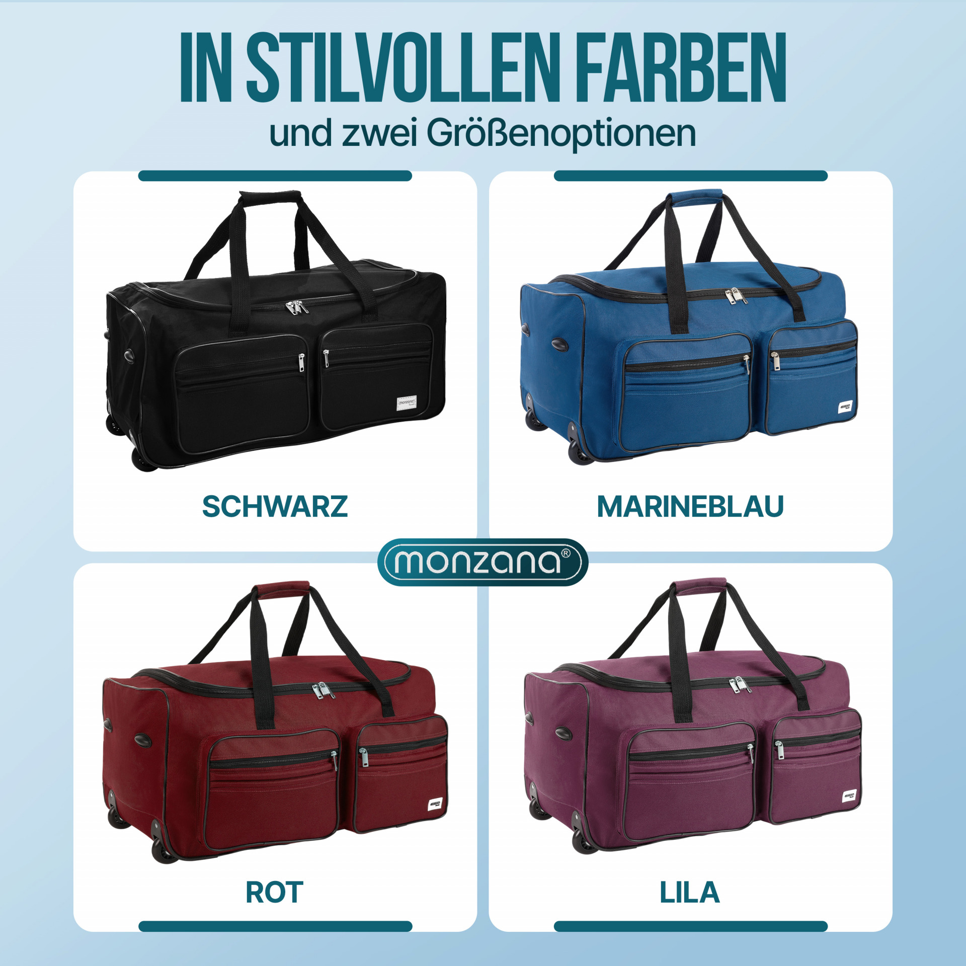 Rollenreisetasche Violett 85L