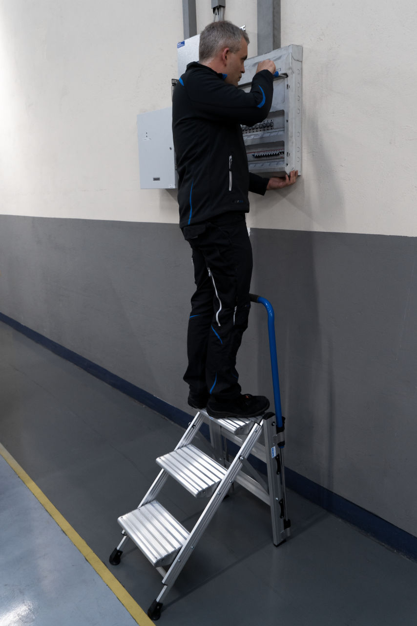 STABILO Klapptreppe mit Bügel 1x3 Stufen