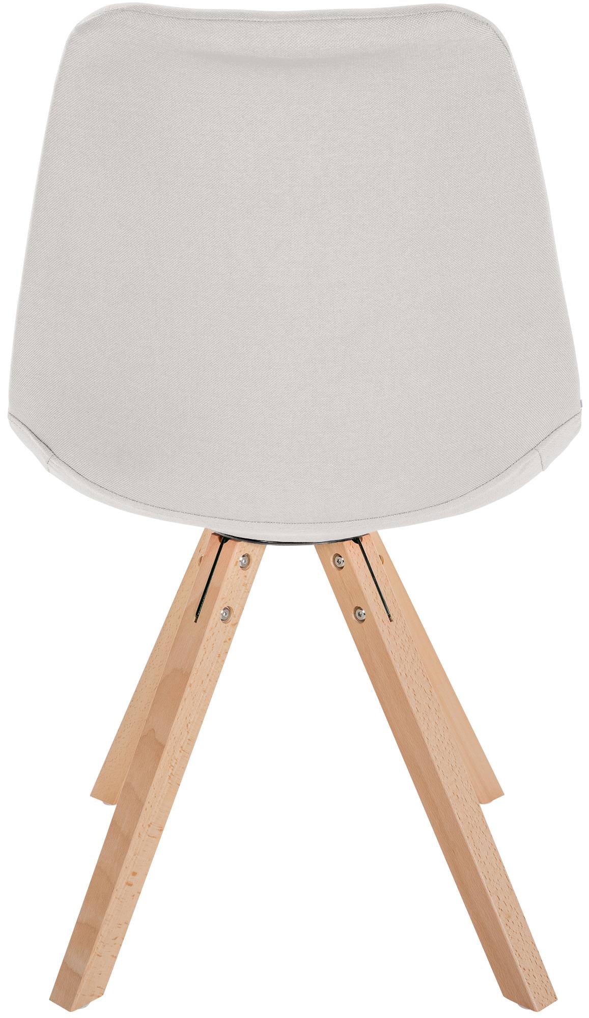 Stuhl Sofia Stoff Square, creme