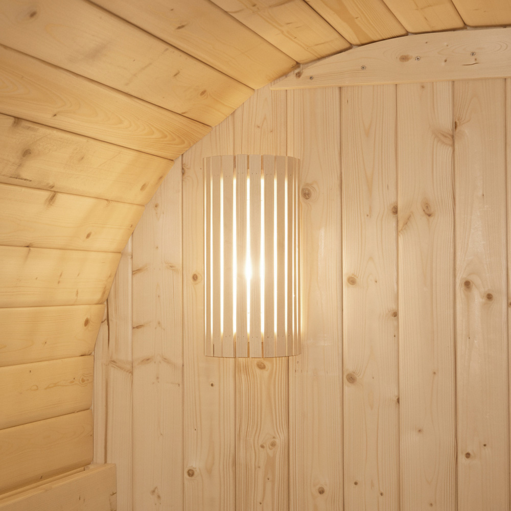Outdoor Sauna CUBE M - 194 x 120 cm für 2 Personen