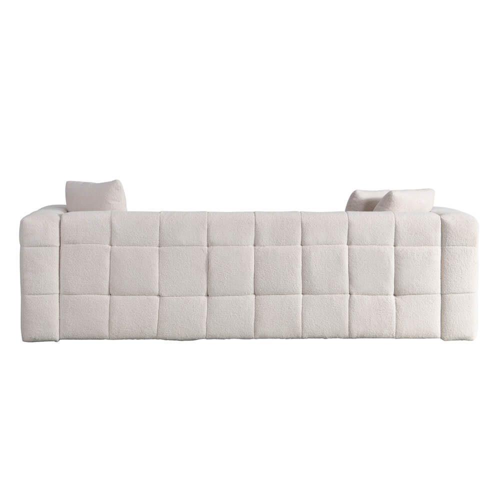 Teddy Sofa Bouclé COMO - 236 x 68 cm Beige