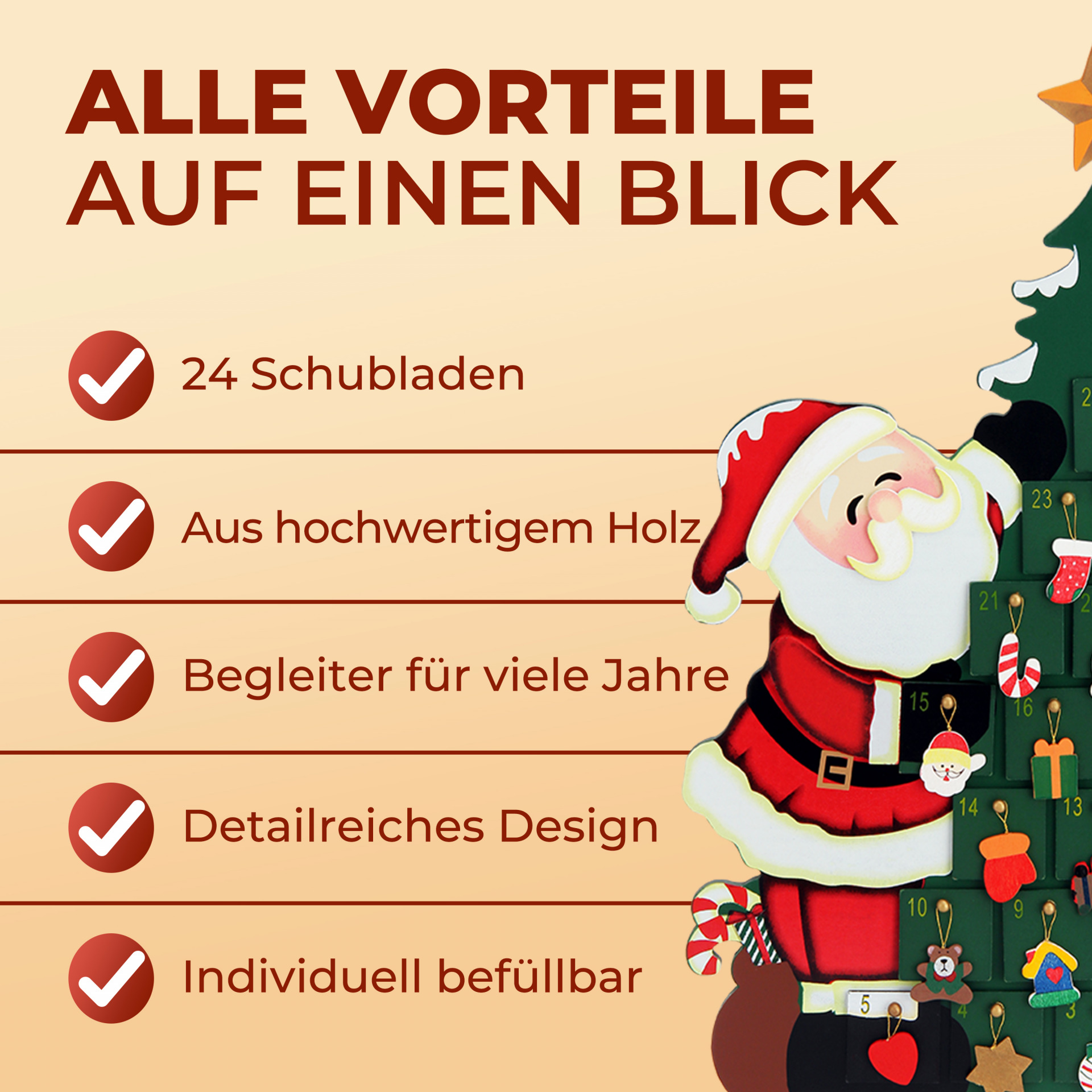 Adventskalender Weihnachtsmann