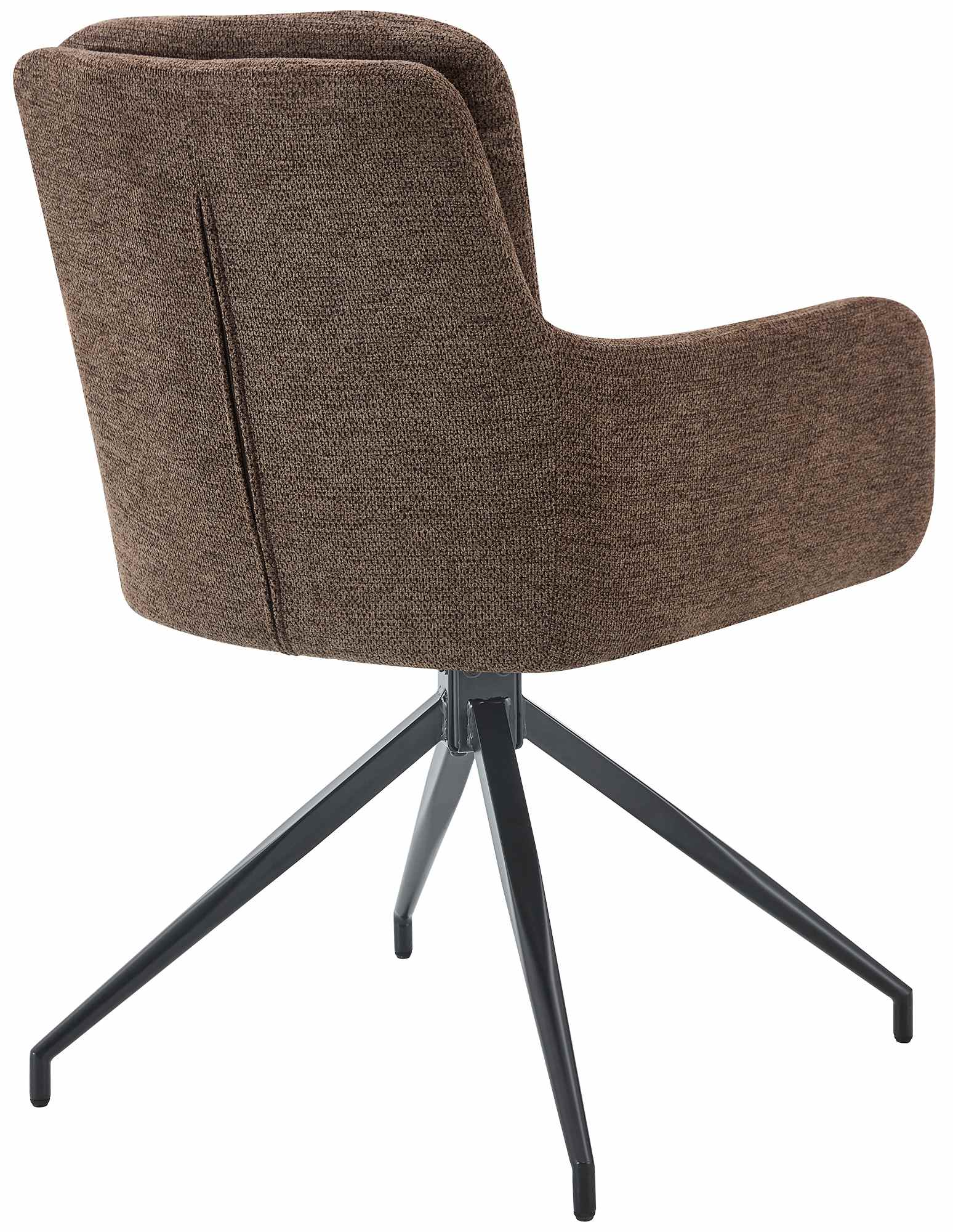 Esszimmerstuhl Pickett Stoff, braun