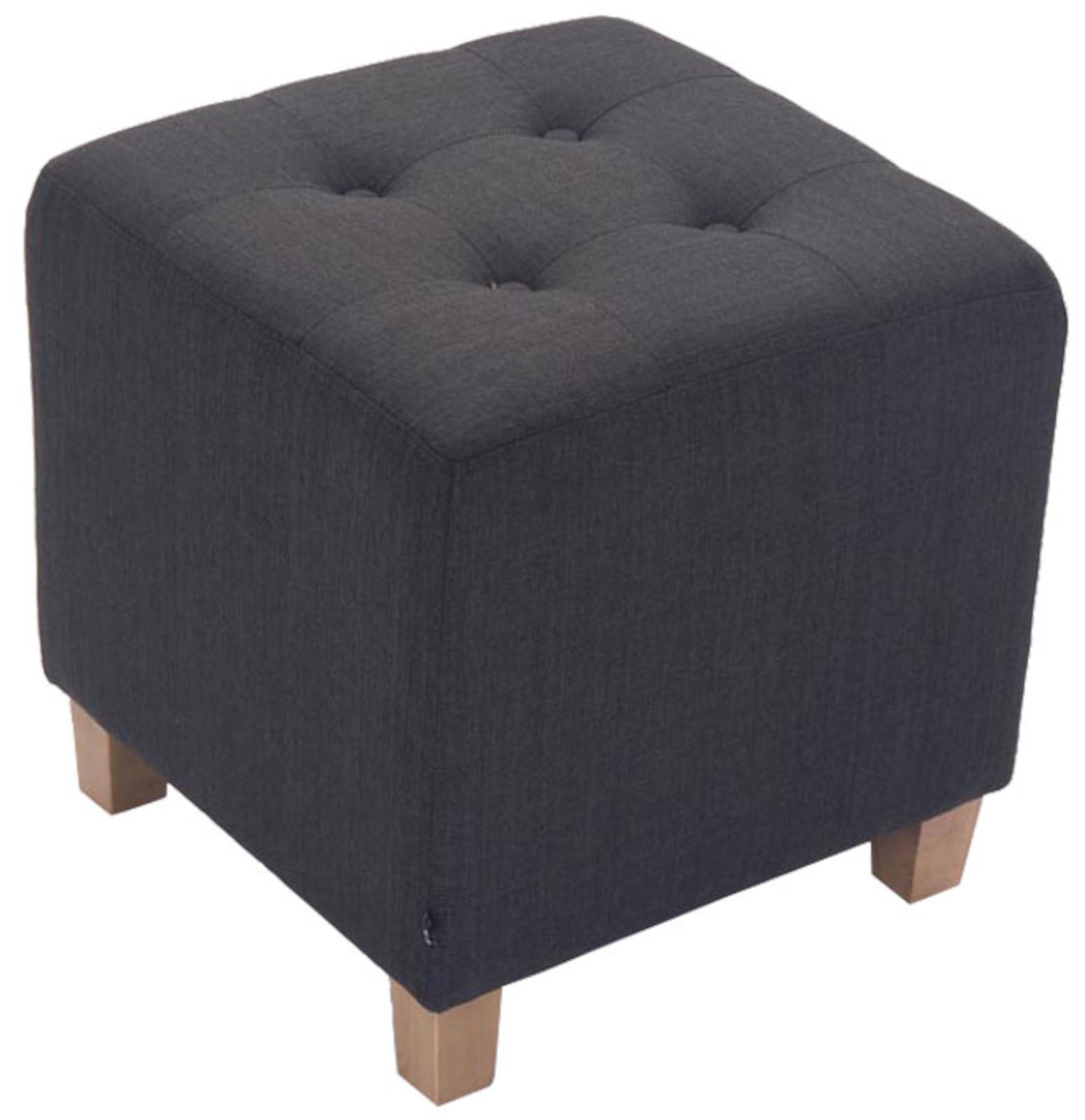 2er Set Sitzhocker Pharao, antik-hell, dunkelgrau