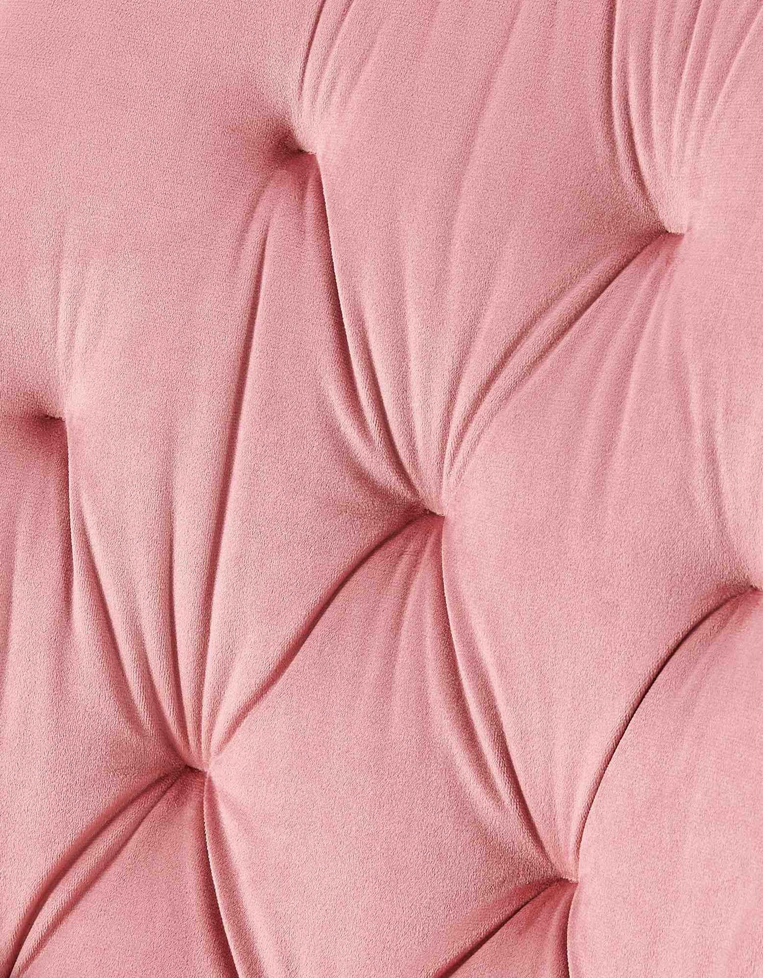 2er Set Esszimmerstuhl Wallace Samt, rosa