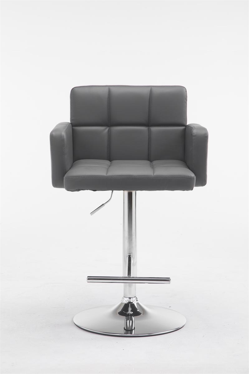 Barhocker Los Angeles Kunstleder C, grau
