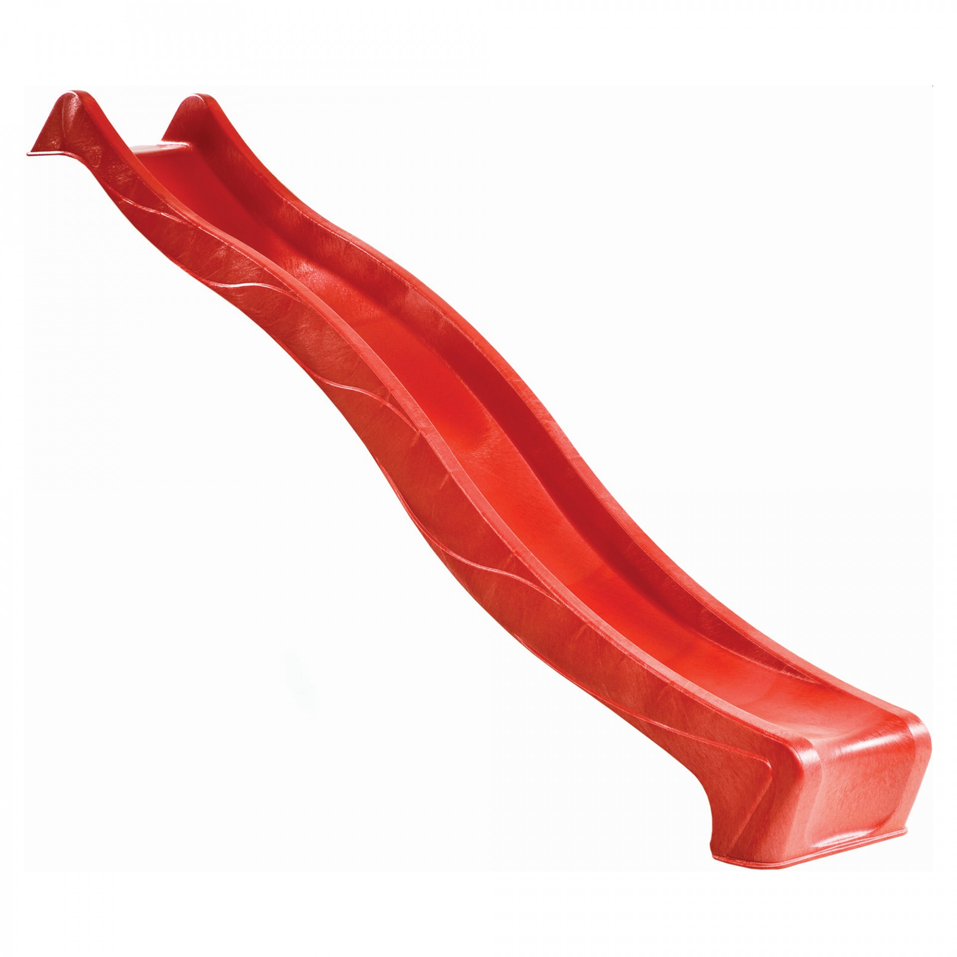 Wellenrutsche PE, rot, ca. 290 x 46 cm, für Podesthöhe 150 cm