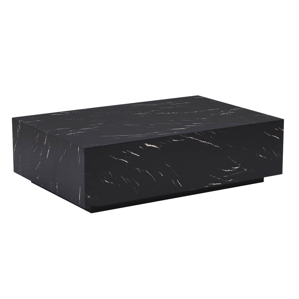 Couchtisch Marmor AMIRI XXL - 120 x 80 cm Schwarz