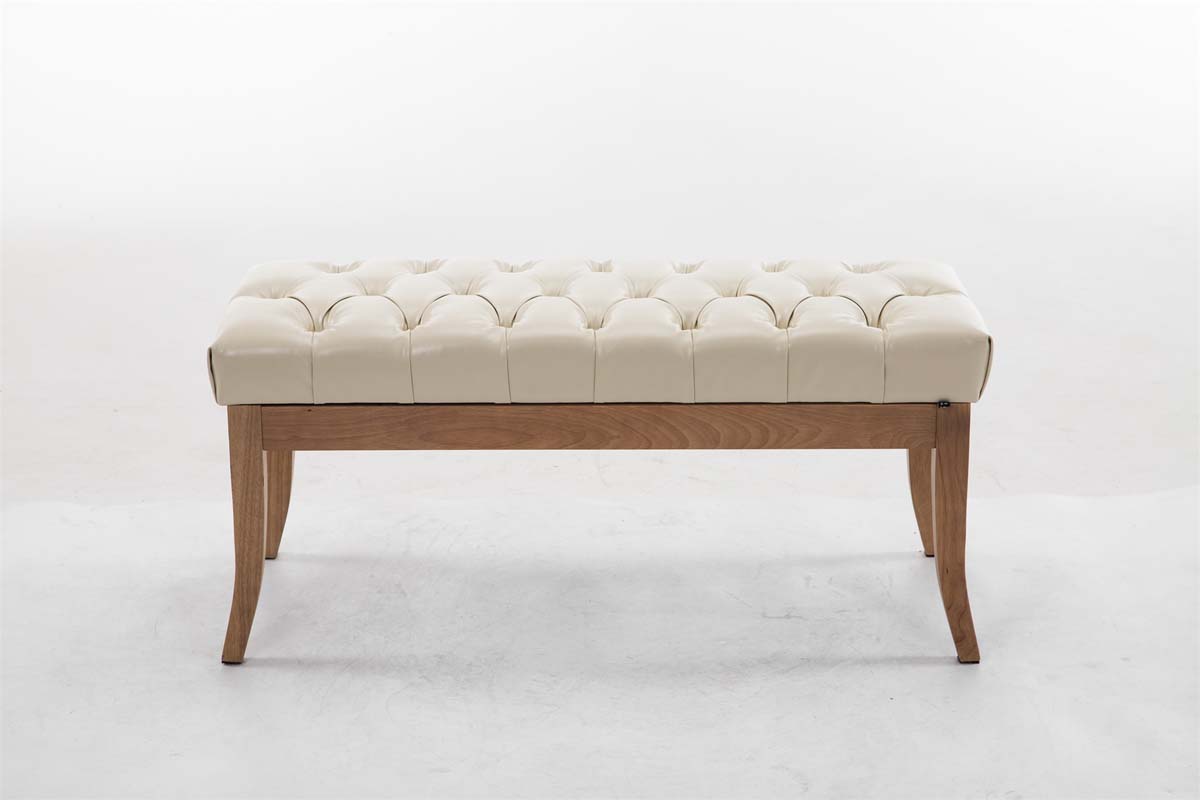 Sitzbank Ramses Kunstleder antik-hell 100, creme