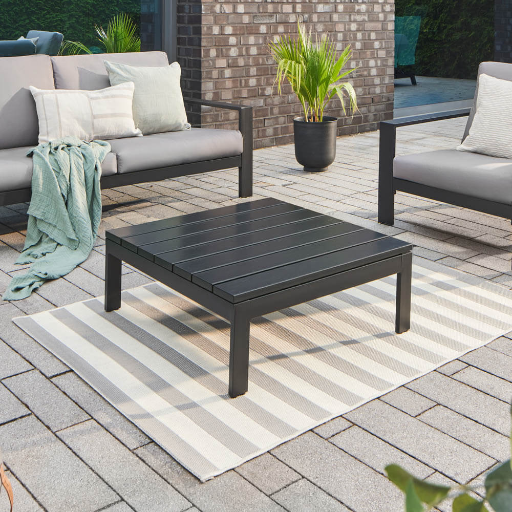 WPS Tischplatte für Gartenlounge RIO - Anthrazit