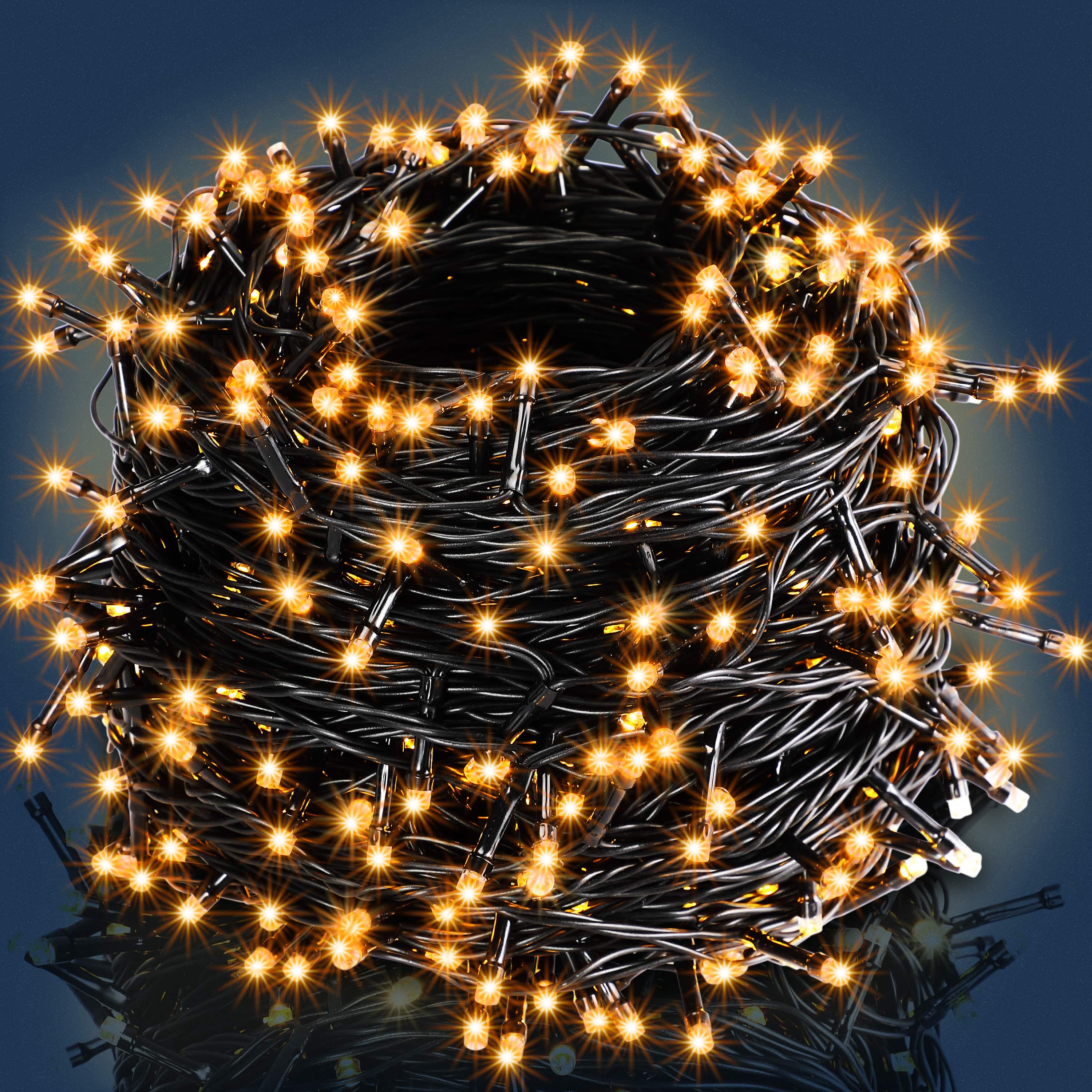 Lichterkette Weihnachten Warmweiß 40m