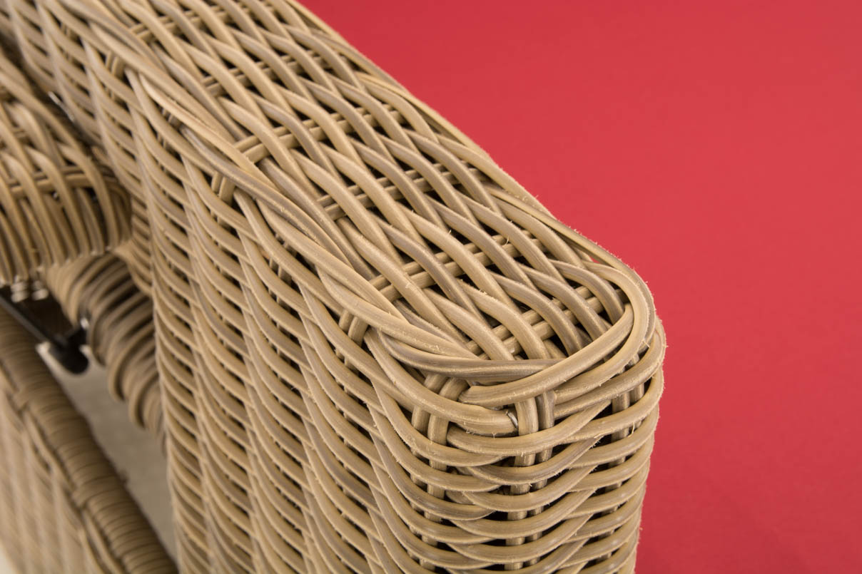 Sofa Ancona Rubinrot 5mm, natura