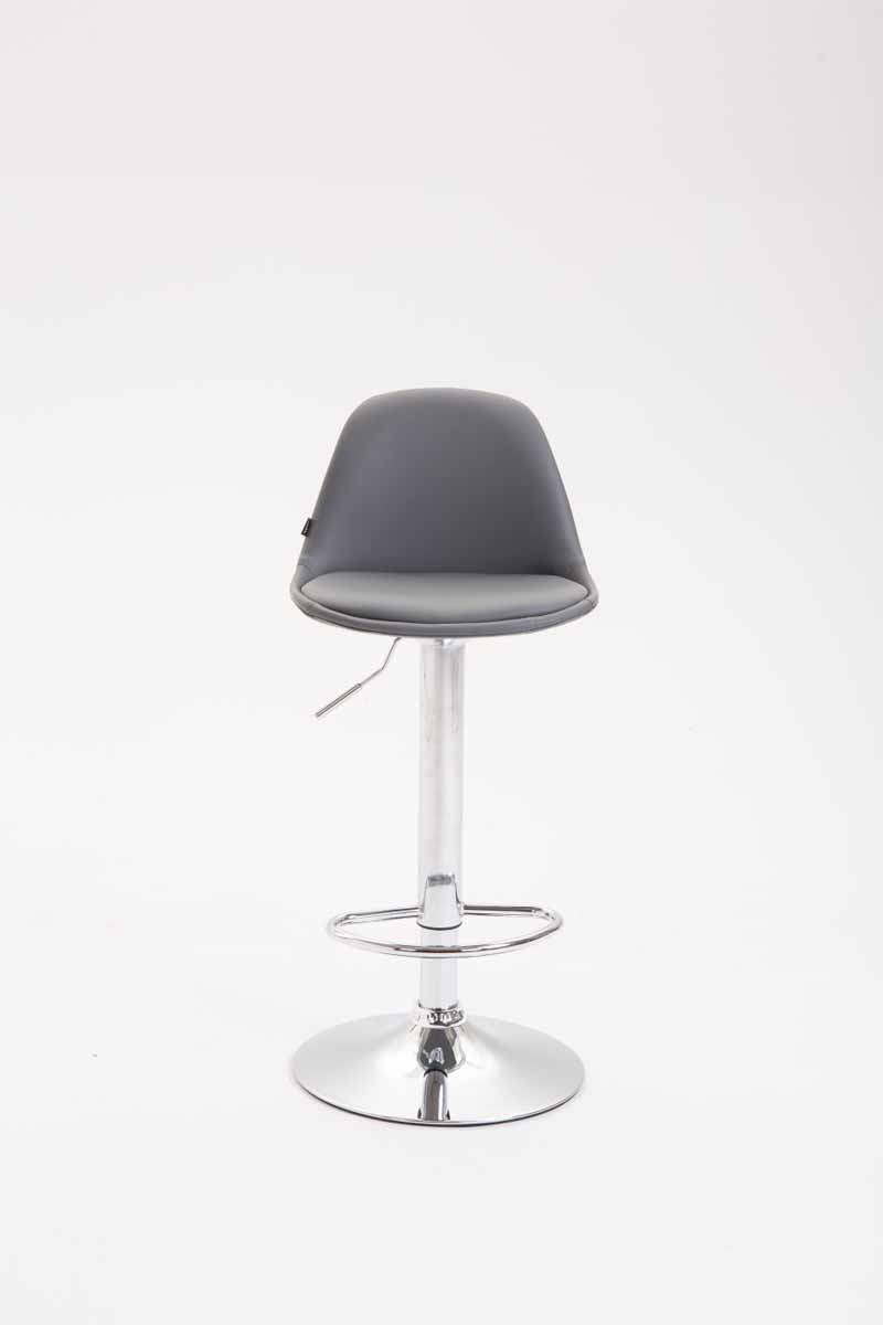 Barhocker Kiel Vollgepolstert Kunstleder, grau
