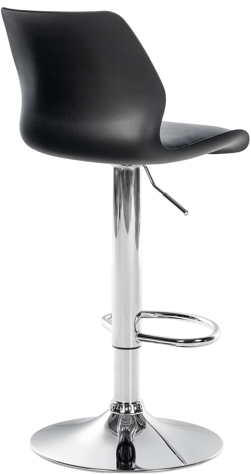 2er Set Barhocker Gilbert Kunststoff, schwarz